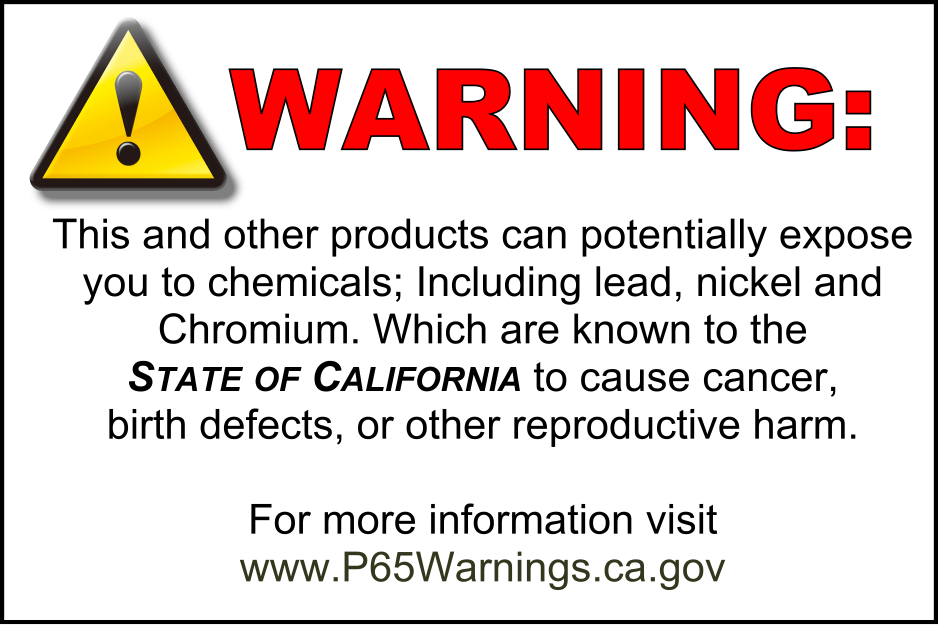 California warning label